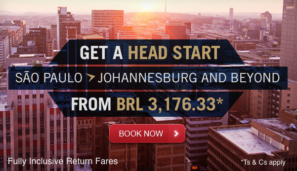 Sao Paolo to Johannesburg and beyond