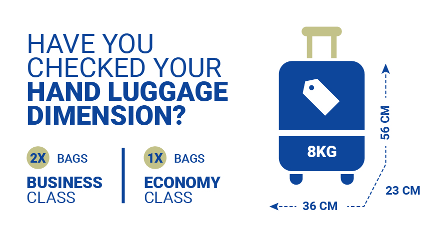 hand baggage dimensions image
