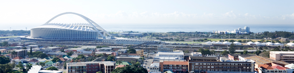 Kwa-Zulu Natal soccer stadium building view